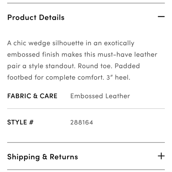 Ann Taylor Platform Wedges Kamela Exotic Embossed Leather Wedges SZ 7 - Picture 9 of 9